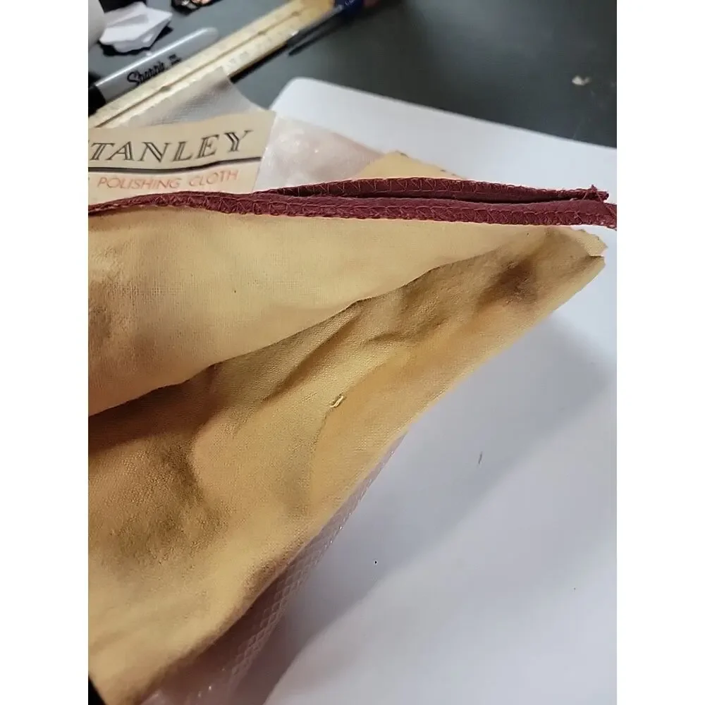 Vintage Stanley Silver Polishing Cloth, Stanley Home Westfield Mass 1950 New